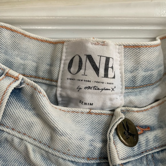 ONE TEASPOON DENIM SHORTS - Picture 2 of 4